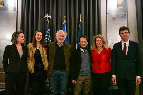 Judith Roze, Villa Albertine; Rebecca Leffler, Screen International; Pierre Gagnaire, 3 Michelin Star Chef; Trần Anh Hùng, Director; Laura Lindenfeld, Stony Brook University; Vincent Florant, Villa Albertine